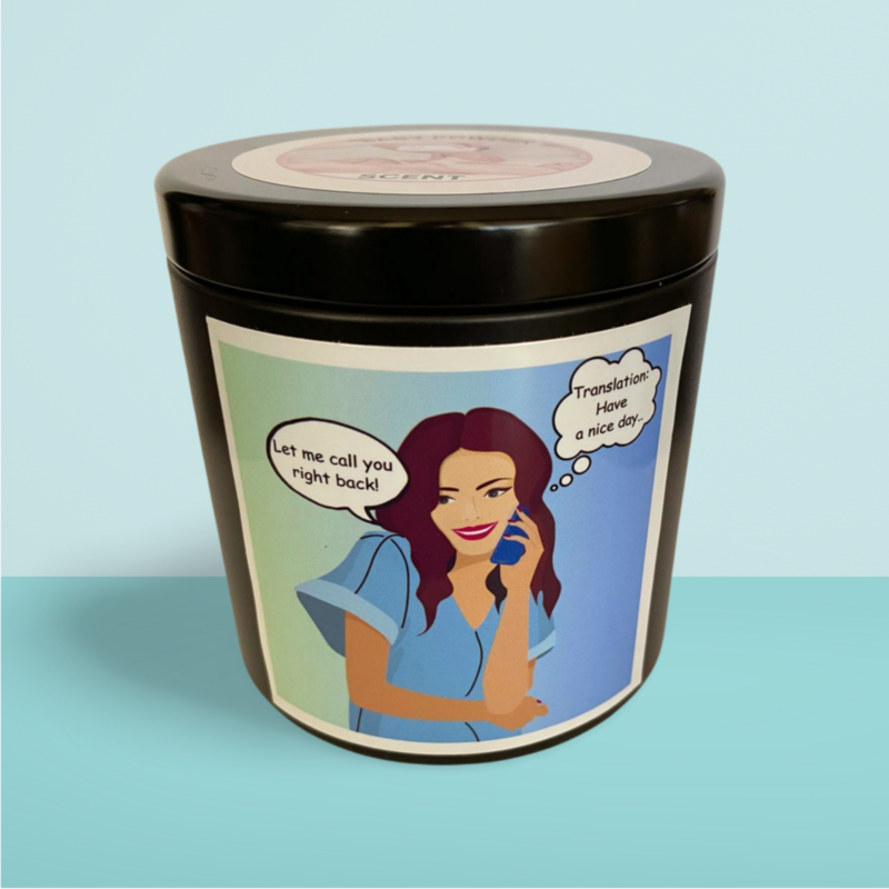 POP-ART CANDLE SARCASTIC CANDLE NOVELTY CANDLE FUNNY CANDLE COMIC